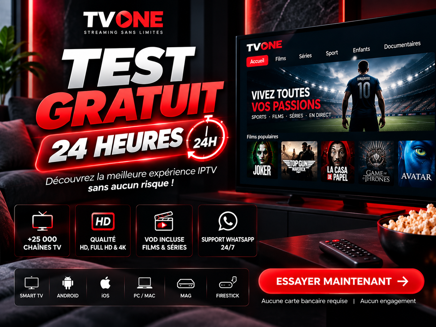 Test IPTV gratuit 24 h : que vérifier avant un abonnement NANO IPTV 4K ?